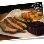 Kebab Drobiowy z Plackami Tortilla, Warzywami i z Guacamole (*SERIA – KOLOROWE MICHY*)