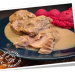 Schab w Sosie Winno – Pieczarkowym (Crockpot / Wolnowar)