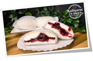 Mochi z Proteinowym Kremem Waniliowym i Wiśniami Obraz2